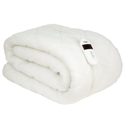 Russell Hobbs RHBDB8004, Sherpa Electric Blanket, Double