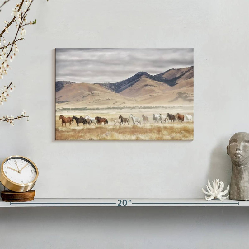 Alvord Horse Run II, 8" H x 12" W