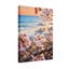 «Plants & Flowers Cherry Blossoms Beach Sunset Scene», reproduction sur toile-1063405114