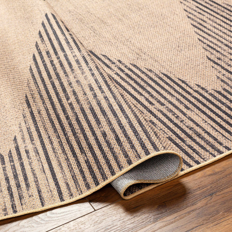 Jackson Natural Machine Washable Area Rug, Rectangle 5' x 8'