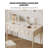 Rubberwood Retro Desk with Three Drawers