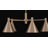 Pharos 5-Light Chandelier in Noble Brass by Breegan Jane