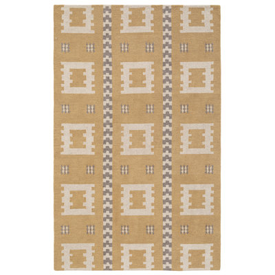 Elsey Hand Tufted Wool Geometric Indoor Rug
