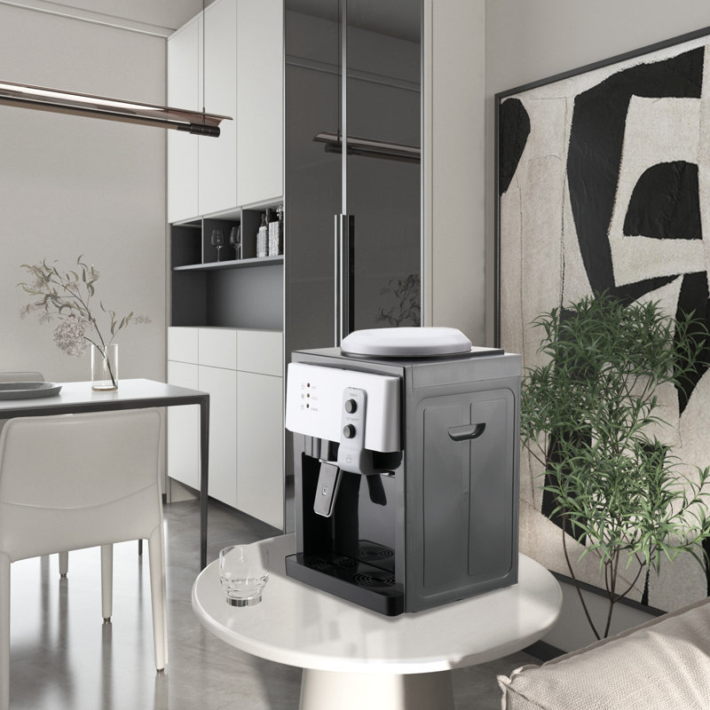 Electric Water Dispenser, Black/White