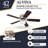 Alvina 42'' Ceiling Fan with LED Lights
