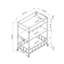 Chariot de cuisine à trois roulettes avec support pour quatre bouteilles de vin - métal brun et noir. Cadre en métal et roues verrouillables. Tablettes des articles qui tombent. Poids maximal: 100 lb Capacité de 10 lb par tablette. Peut contenir 4 bouteilles de vin