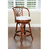 Conagh Swivel Upholstered Counter Stool