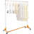 VEVOR Clothes Rail Rack Rolling Garment Z Rack, Height Adjustable Rolling Z Garment Rack, Heavy-Duty W/ Lockable Casters-68055210