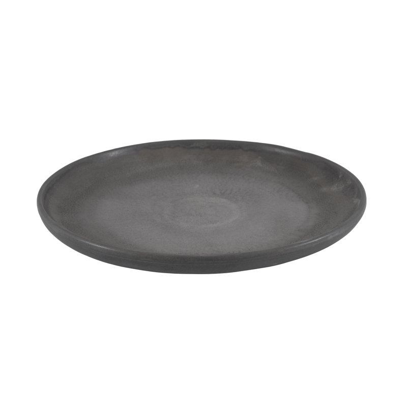 Cloude Terre Miles Variegated 10" Dinner Plate, Charcoal