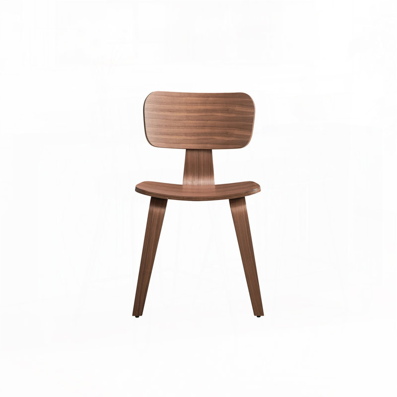 Walnut Finish Side Chair