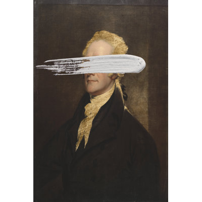 Masked Hamilton 1 Piece Wrapped Canvas Painting