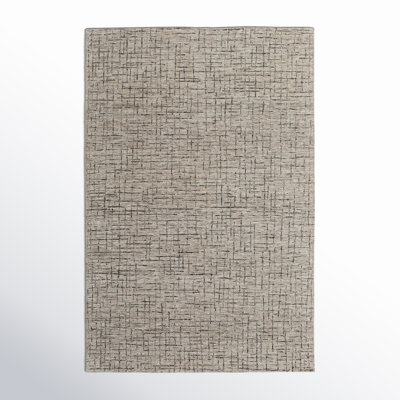 Hodges Hand-Tufted Wool Gray/Taupe/Beige Area Rug