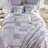 Donna Sharp Lavender Rose Quilted Pieced Cotton Decor Pillow
