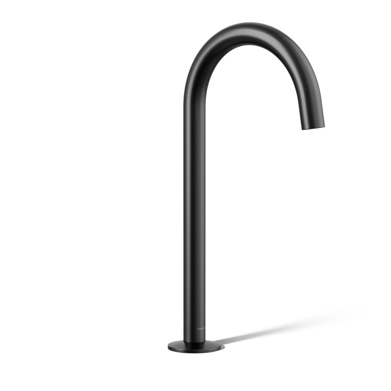 Components™ Tall Bathroom Sink Spout with Tube Design, Matte Black