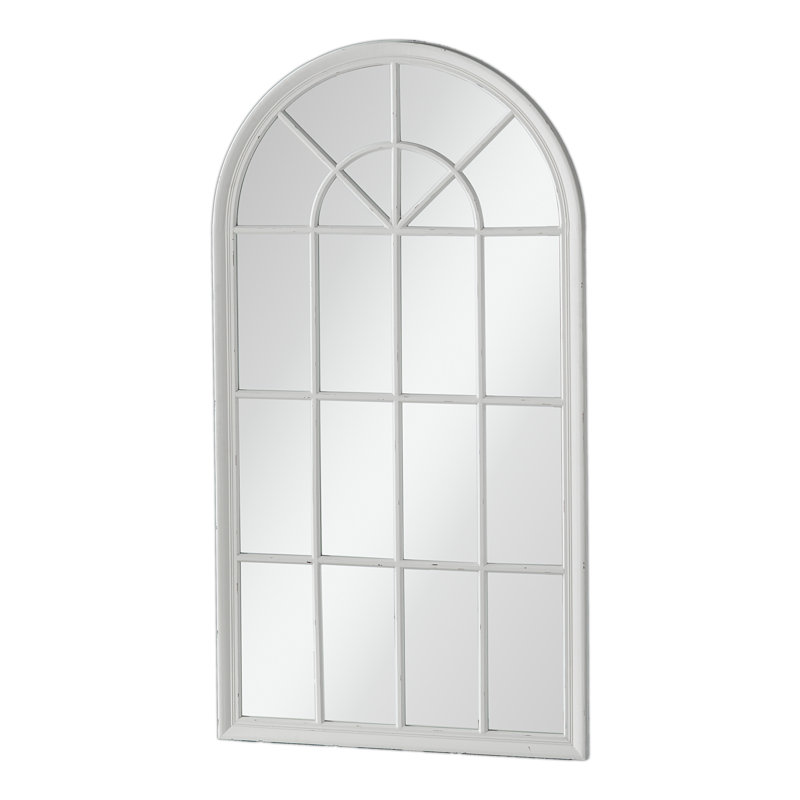 Wood Flat Wall Mirror