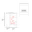 Meuble-lavabo de salle de bain blanc avec 2 portes et solution de rangement ouverte - H 34,6 po x H 23,2 po x 17,7 po, panneau de particules moderne, aspect moderne, H 34,6 po x l 23,2 po, 17,7 po-1186427602