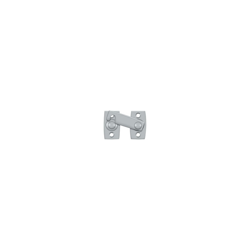 Brass Latch/Catch/Bolt, Brushed Chrome