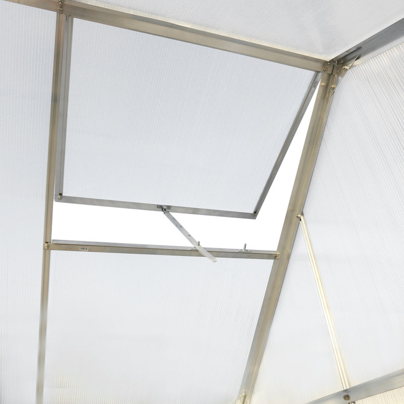 Polycarbonate Greenhouse, 51.2", Silver