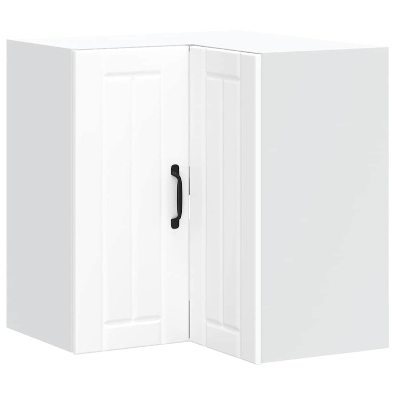 Kitchen Wall Corner Cabinet Lucca Engineered Wood, White