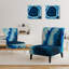 Fauteuil de chambre rembourré Mid-Century