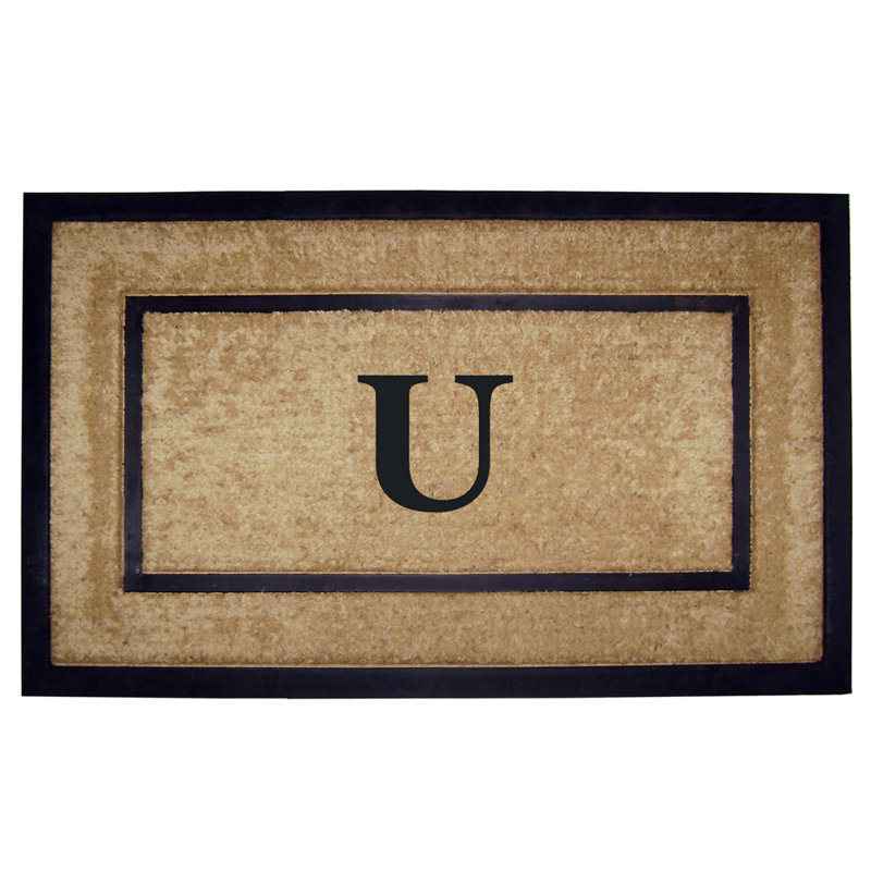 Tapis de porte antidérapant pour l'extérieur, L 22 po x L 36 po, U