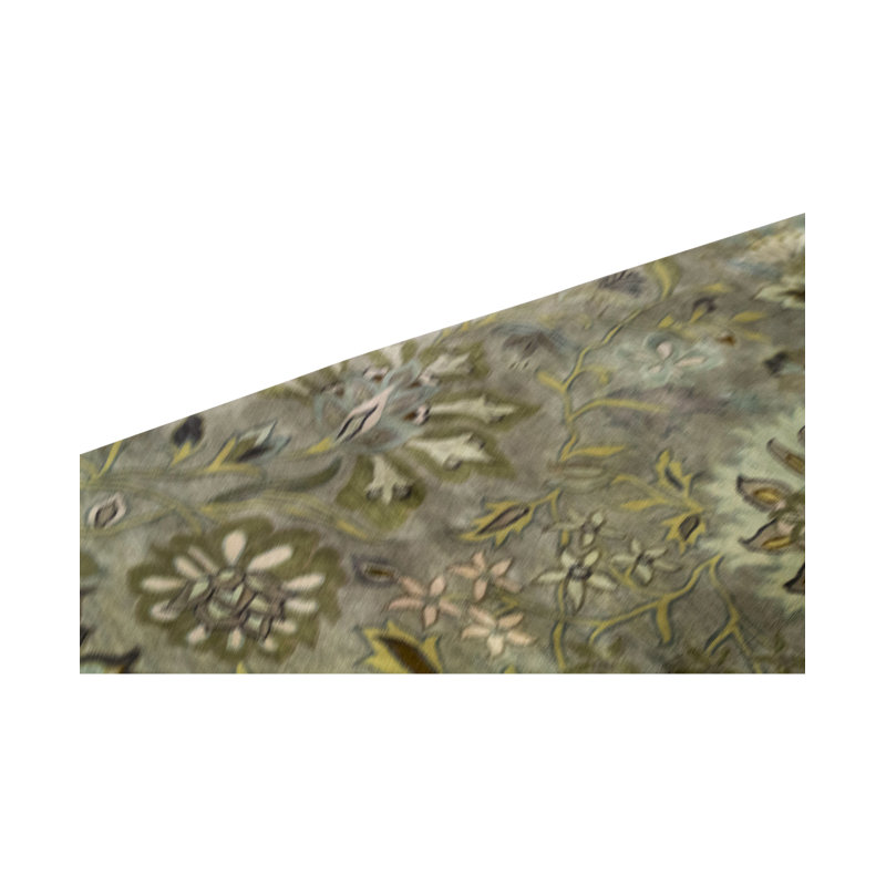 Hand-Knotted High-Quality Silver Area Rug