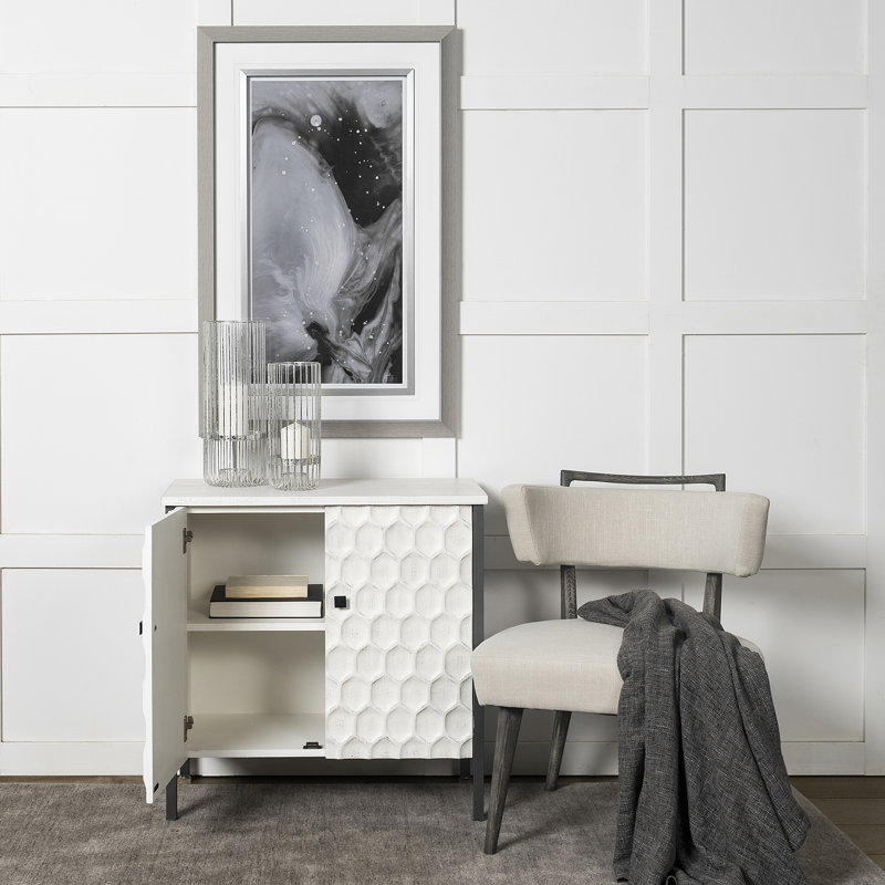 Prather Accent Cabinet, Matte Gray