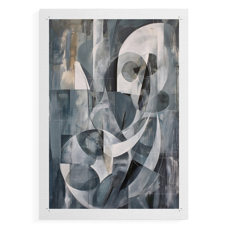Série ABSTRACT CDL XXXIV - Impression sur toile seulement - NON CADRE, H 18 po x l 12 po