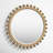 Augustine Solid Wood Round Wall Mirror