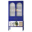 Vitrine en verre 63 "avec tiroir et tablette H 63"-529084165