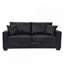 Canapé 69 pouces à 2 places avec 2 coussins décoratifs offrant une expérience d'assise confortable-129585404