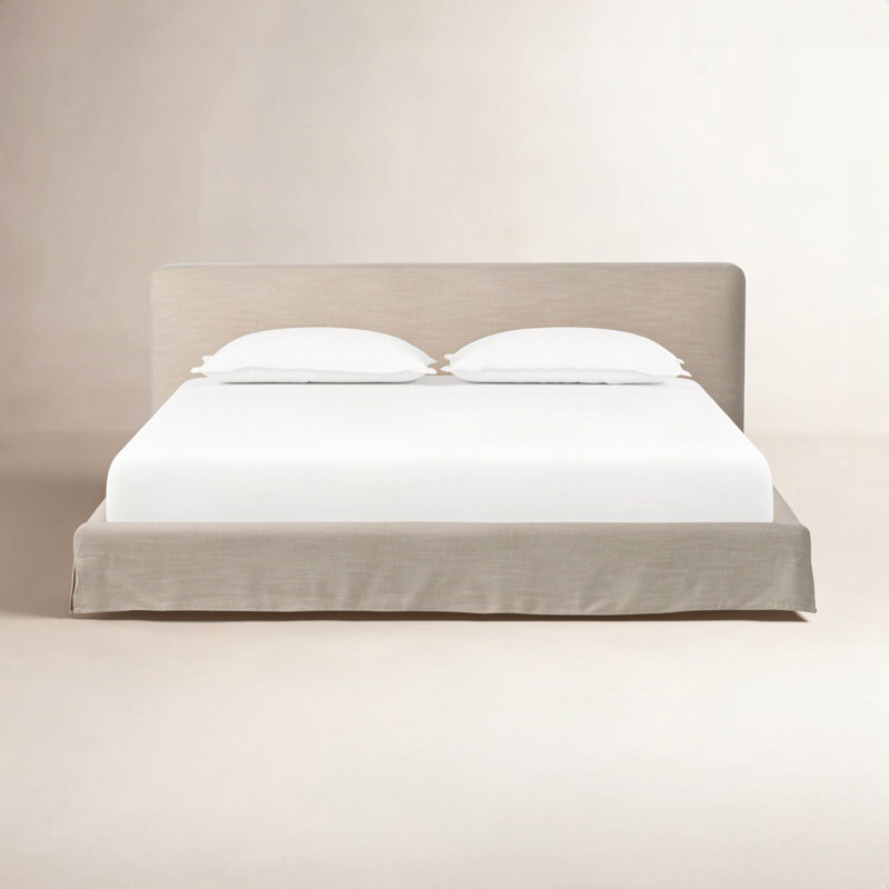 Aidan Upholstered Bed, Queen, Savoy Parchment