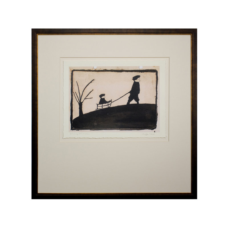 Dancing Over The Snow Print by L.Ward