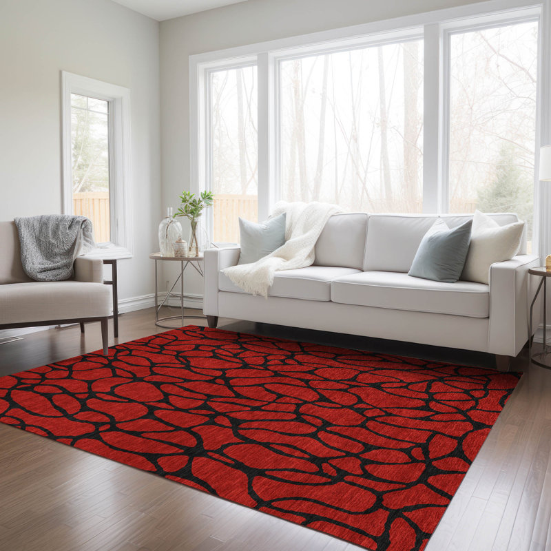 Machine Washable Indoor/Outdoor Chayden ACN1023 Rug, Rectangle 3' x 5'