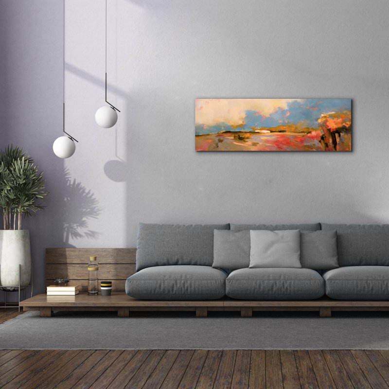  «Tortilla Flats» par Patrick Dennis, art mural sur toile, 60 po x 20 po
