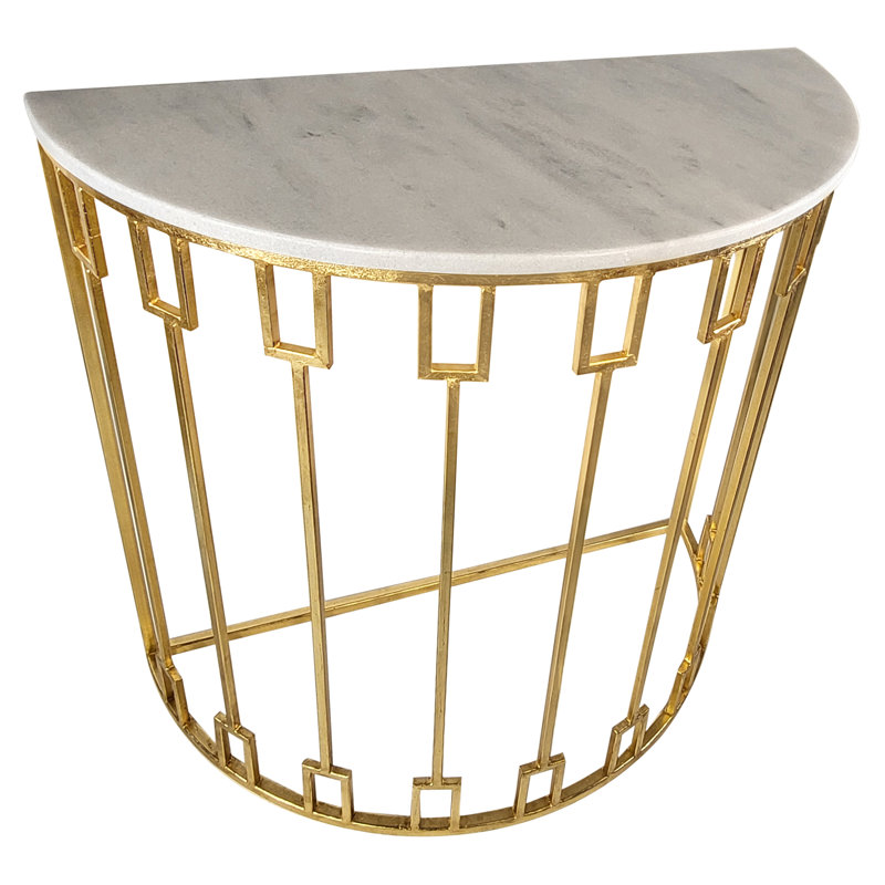 Morris, Marbre de Carrare, Feuille d’or