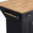 54Inch Large Kitchen Island With Rubber Wood Drop Leaf, Embossed Texture Rolling Kitchen Cart On 4 Wheels With 4 Doors And 3 Drawers, Kitchen Island-440833115