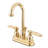 Kingston Brass Vintage Two-Handle 3-Hole Deck Mount 4" Centerset Bathroom Faucet with Plastic Pop-Up-11177758-118643171