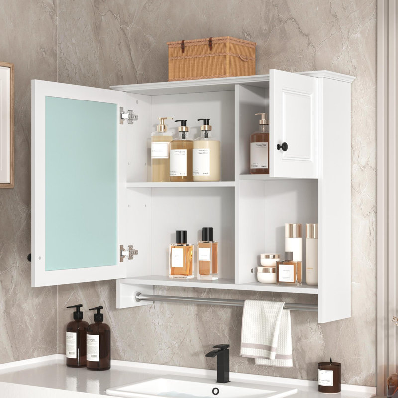 Armoire à pharmacie murale 30 po avec miroir et 2 tablettes
