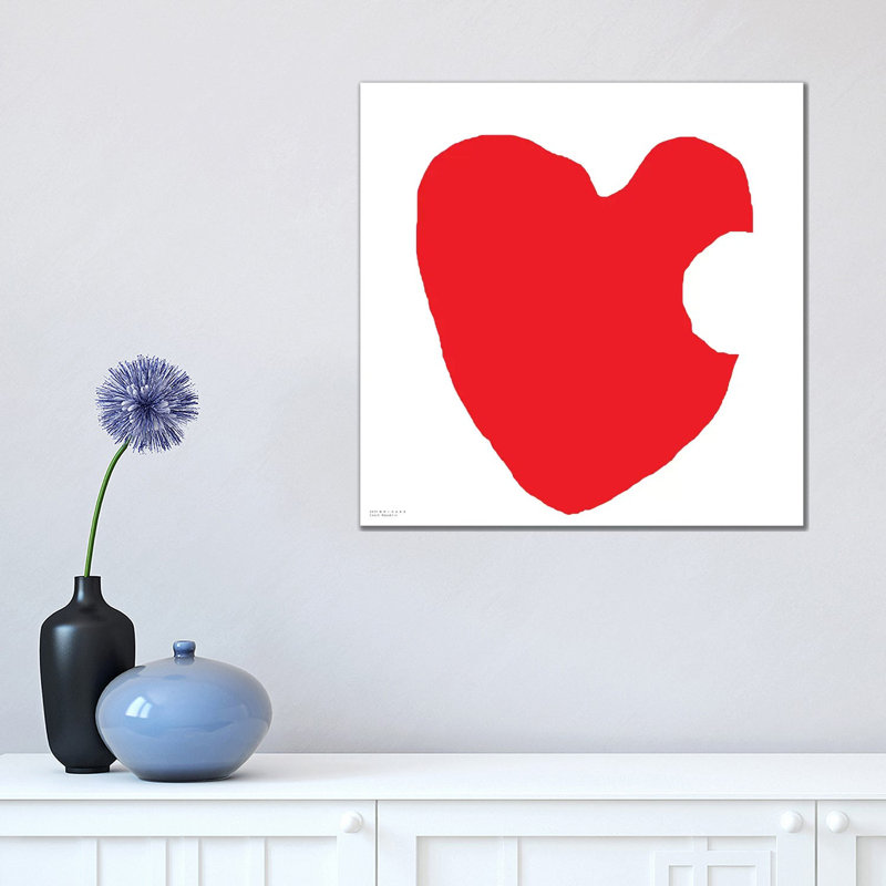 Heart - Wrapped Canvas Print, 93.98cm H x 93.98cm W x 1.905cm D