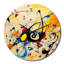 Horloge murale "All That Jazz Colorful Joy I" - Collages abstraits-93393120