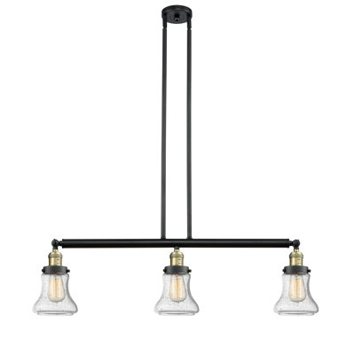 3 - Light Kitchen Island Linear Pendant