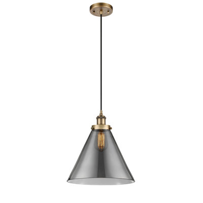 Luminaire suspendu conique à 1 lumière Gendron
