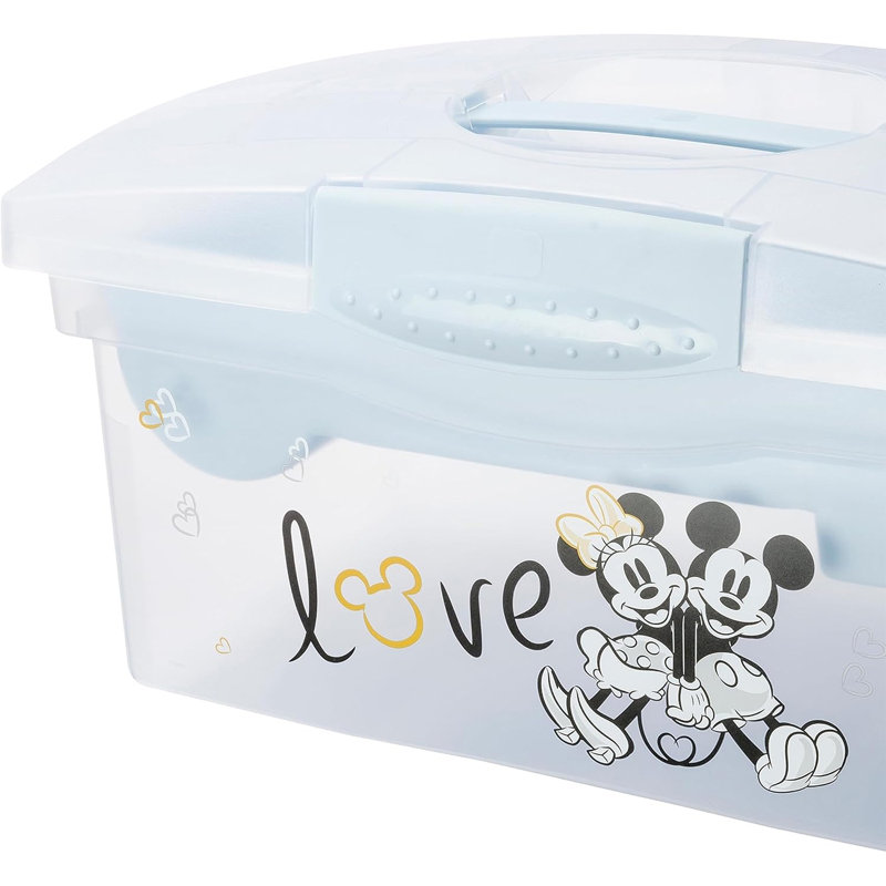 Keeeper Plastic Decorative Bin, Blue