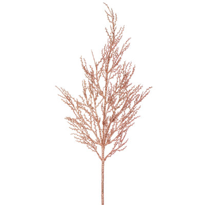 28" Onoclea Glitter Wild Huck Artificial Christmas Spray