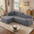 Clitheroe 96.5" L-Shaped Modern Minimalist Boneless Sofa, No Assembly Required Sectional Couch-2021592671-2021592669