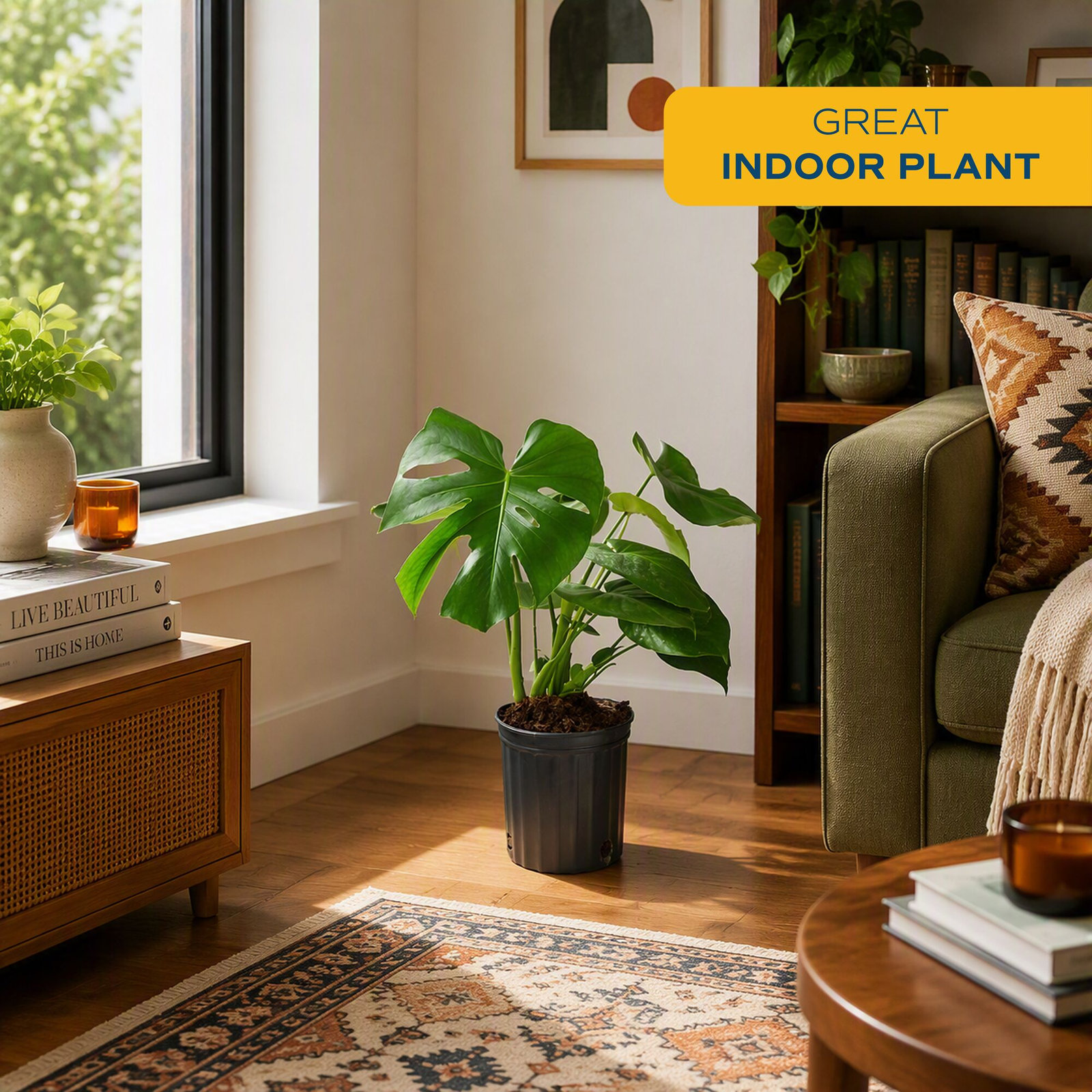 Costa Farms Philodendron Monstera Deliciosa Plant