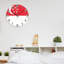 Horloge murale décorative en PVC PVC de singapour