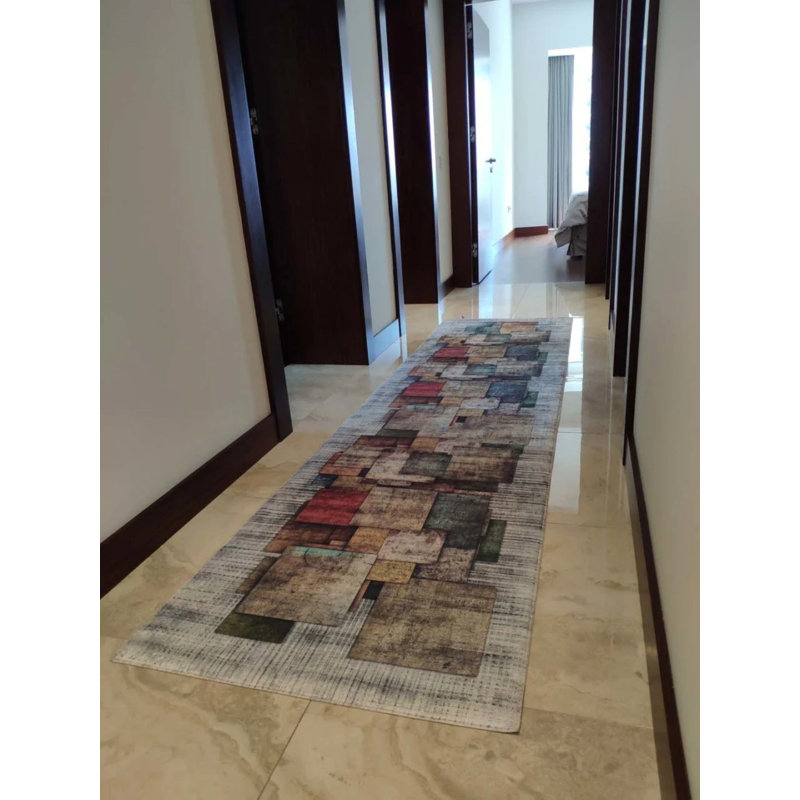 Tapis Masanao avec envers antidérapant, Carré 3 pi 3 po