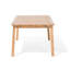 Lilith Rectangular Acacia Extendable Outdoor Dining Table With Umbrella Hole , 180cm cm W 100cm cm D